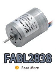 FABL2838インナーローターブラシレスDC電気モーター（ドライバー内蔵）