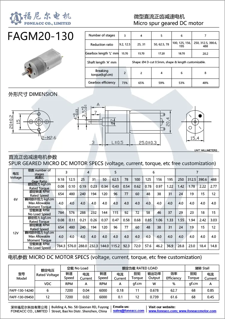 gm20-13020mmスモールスパーギアヘッドDC電気モーター.webp